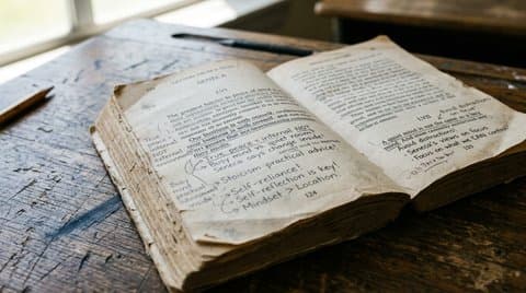 Seneca's Letters with handwritten margin notes