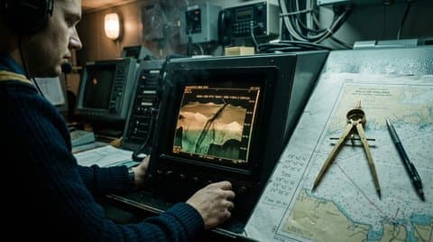 Tactical chartroom and seabed sonar bathymetry