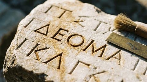 Ancient Stoichedon Greek Inscriptions