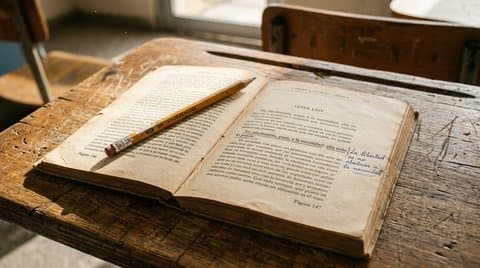 Annotated Seneca Letters on Student Desk