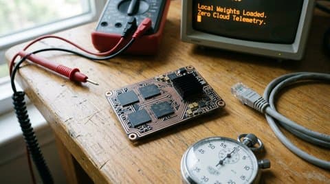 Compact Edge NPU Silicon Circuit